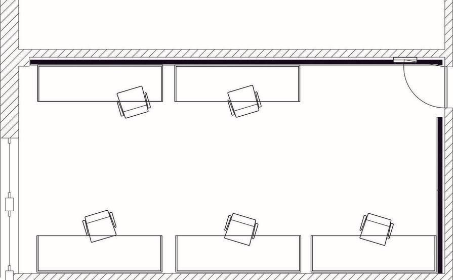 5 Desks in Furnished Soho Office/ Or space available vacant for 1 year+ lease