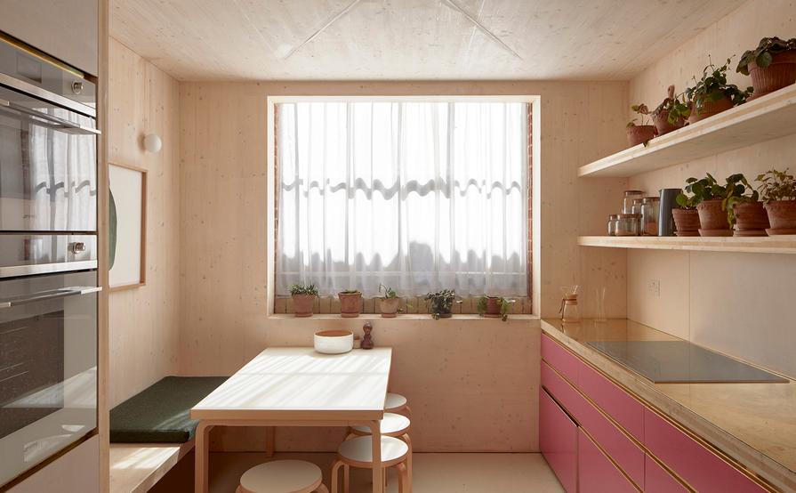 Desk spaces in bright architectural practice Desk spaces in bright architectural practice
