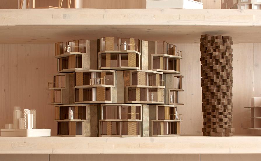 Desk spaces in bright architectural practice Desk spaces in bright architectural practice