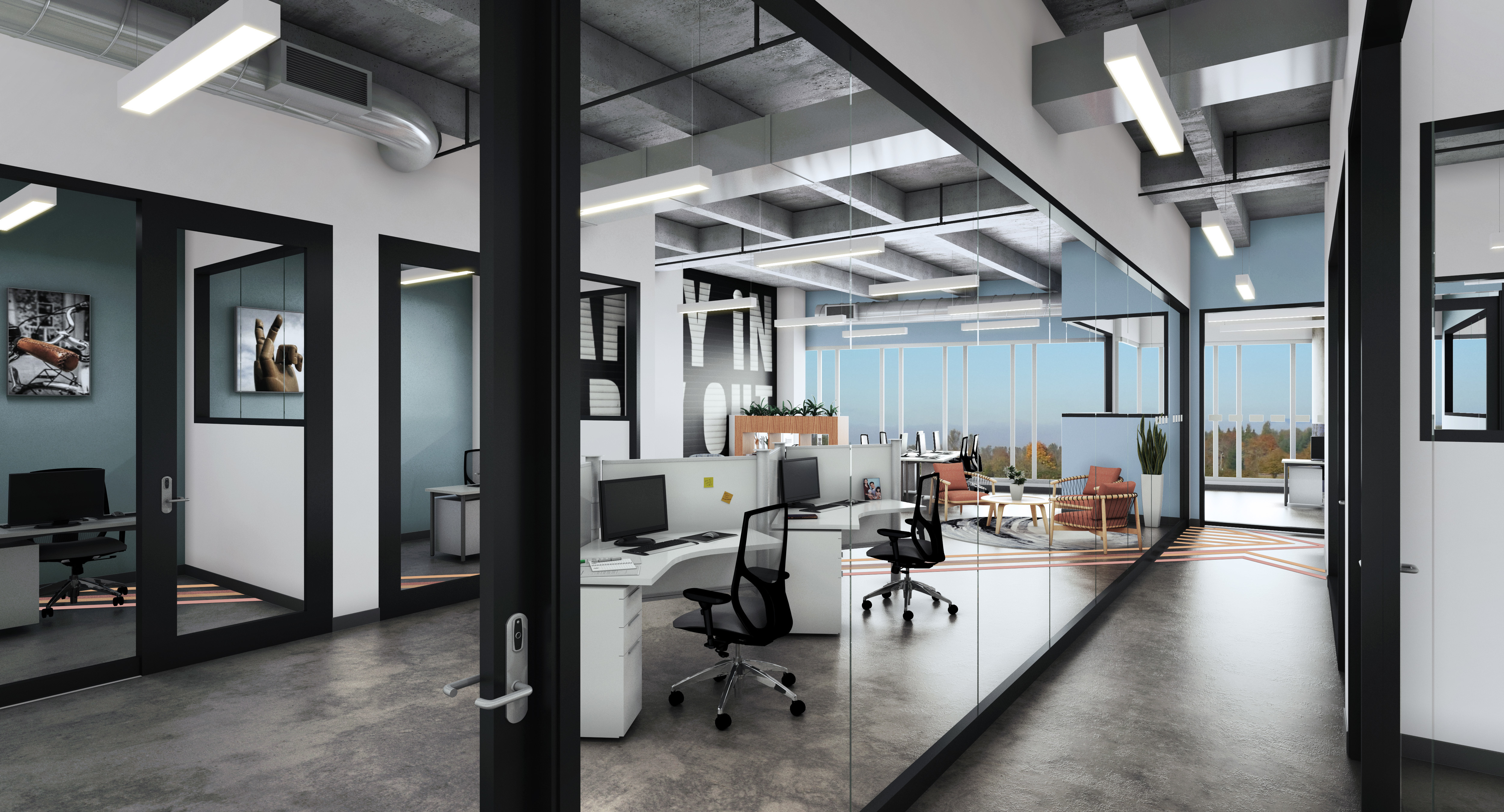 Private office for 5-6 people ALL INCLUSIVE at