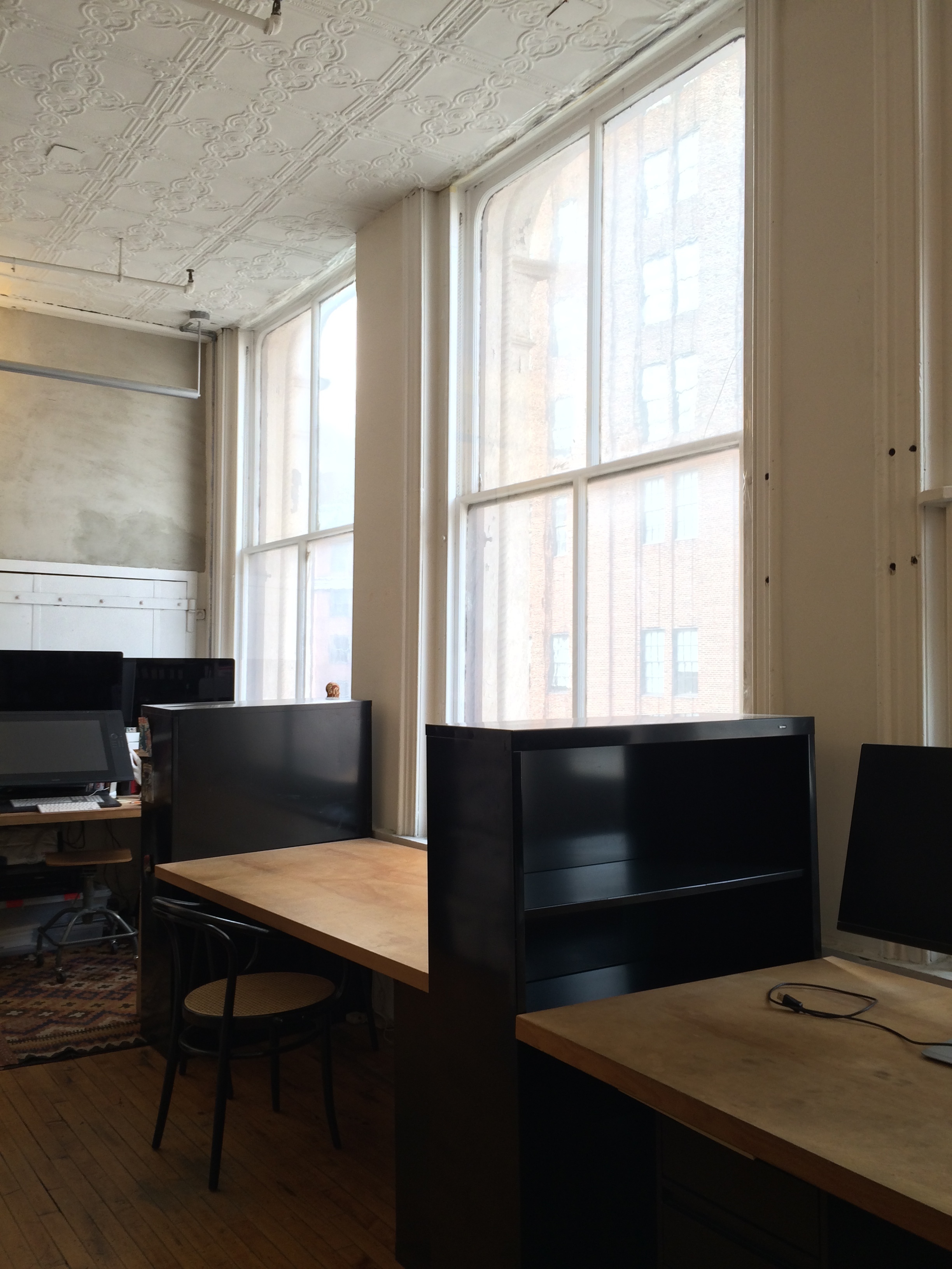 5 Desks in TriBeCa loft