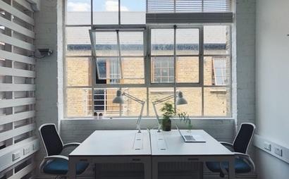 Stylish desk space in Spitalfields E1. Stylish desk space in Spitalfields E1.