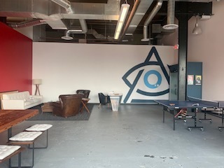 Industrial Open Floor Plan CoWorking Space