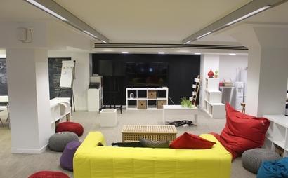 Bright deskspace in freindly office by the river Bright deskspace in freindly office by the river