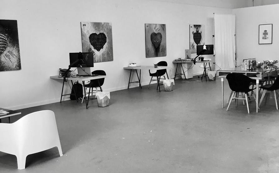 Creative work & meeting space. Creative work & meeting space.