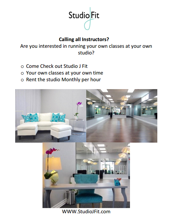 Studio for Rent by the Hourly-Individ