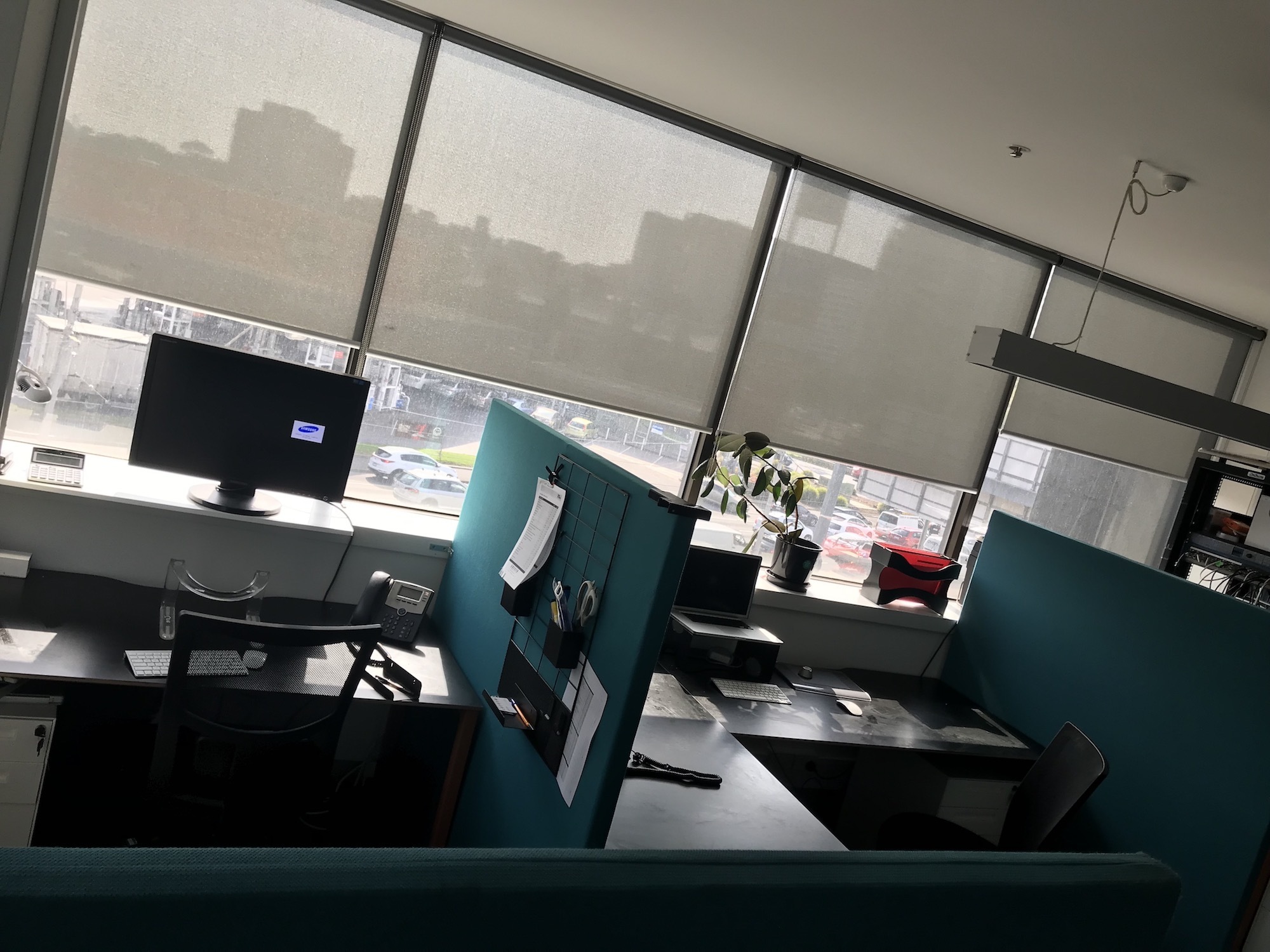 2 large desks in self contained office