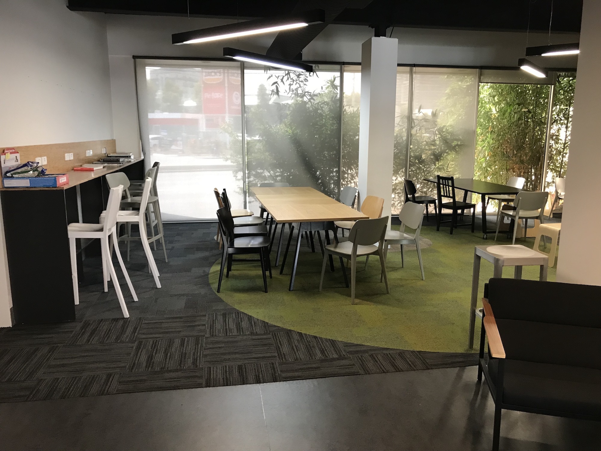 2 large desks in self contained office