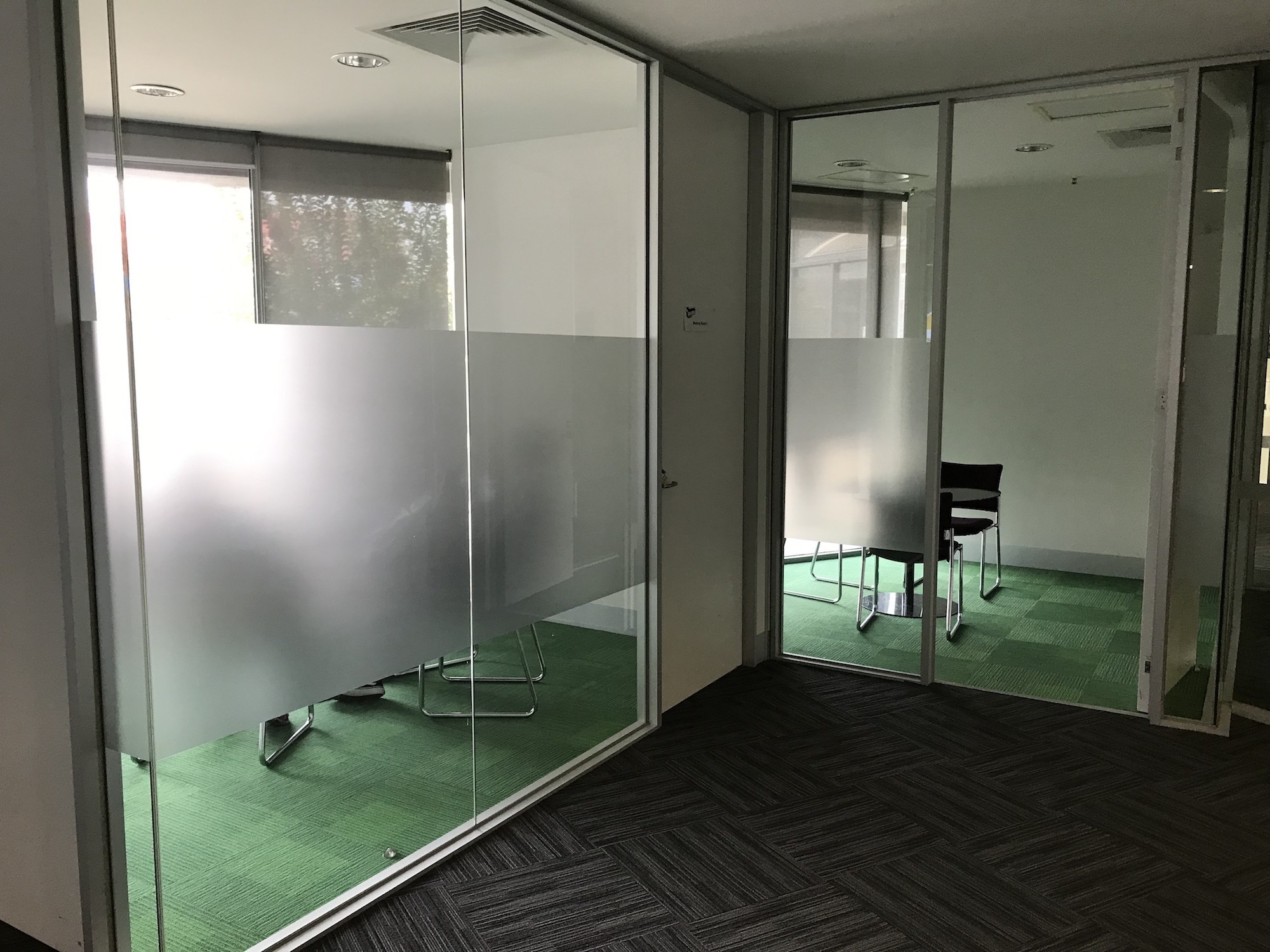 2 large desks in self contained office