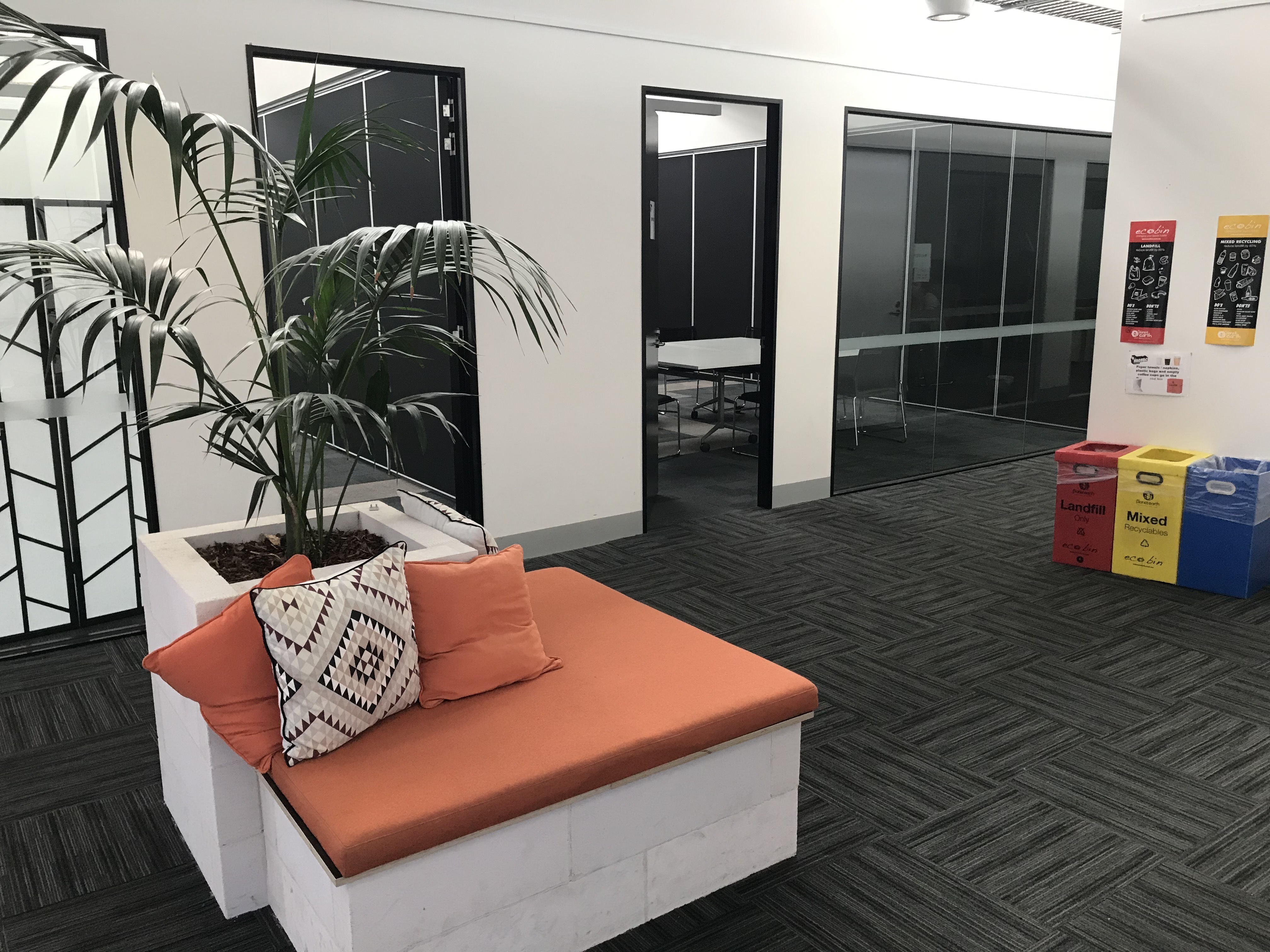 2 large desks in self contained office