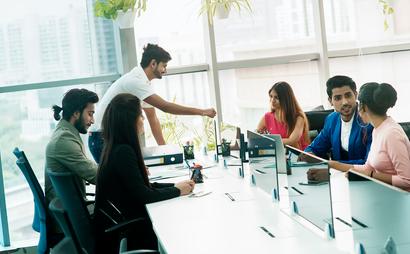 Smartworks Coworking Space in Time Square, Gurgaon Smartworks Coworking Space in Time Square, Gurgaon