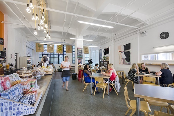 BEAUTIFUL large desk in a design studio