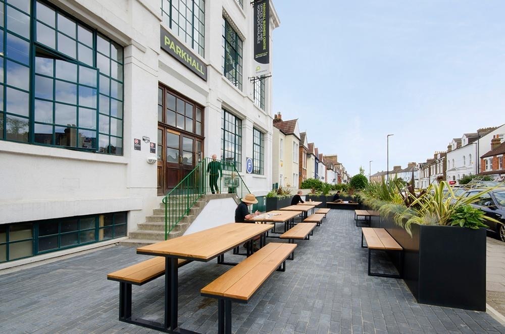 BEAUTIFUL large desk in a design studio