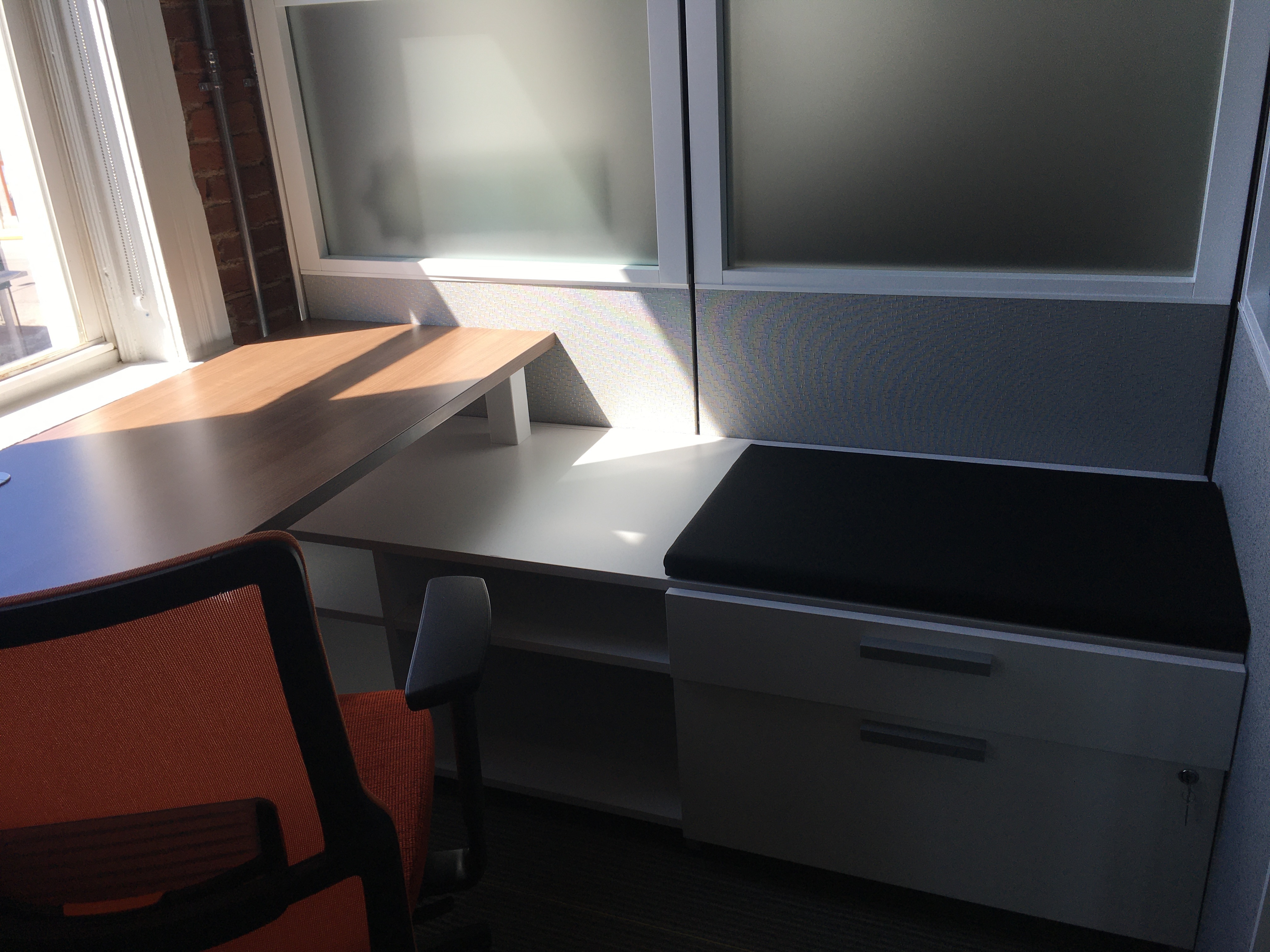 Single Occupant Deluxe Semi-Private Office.