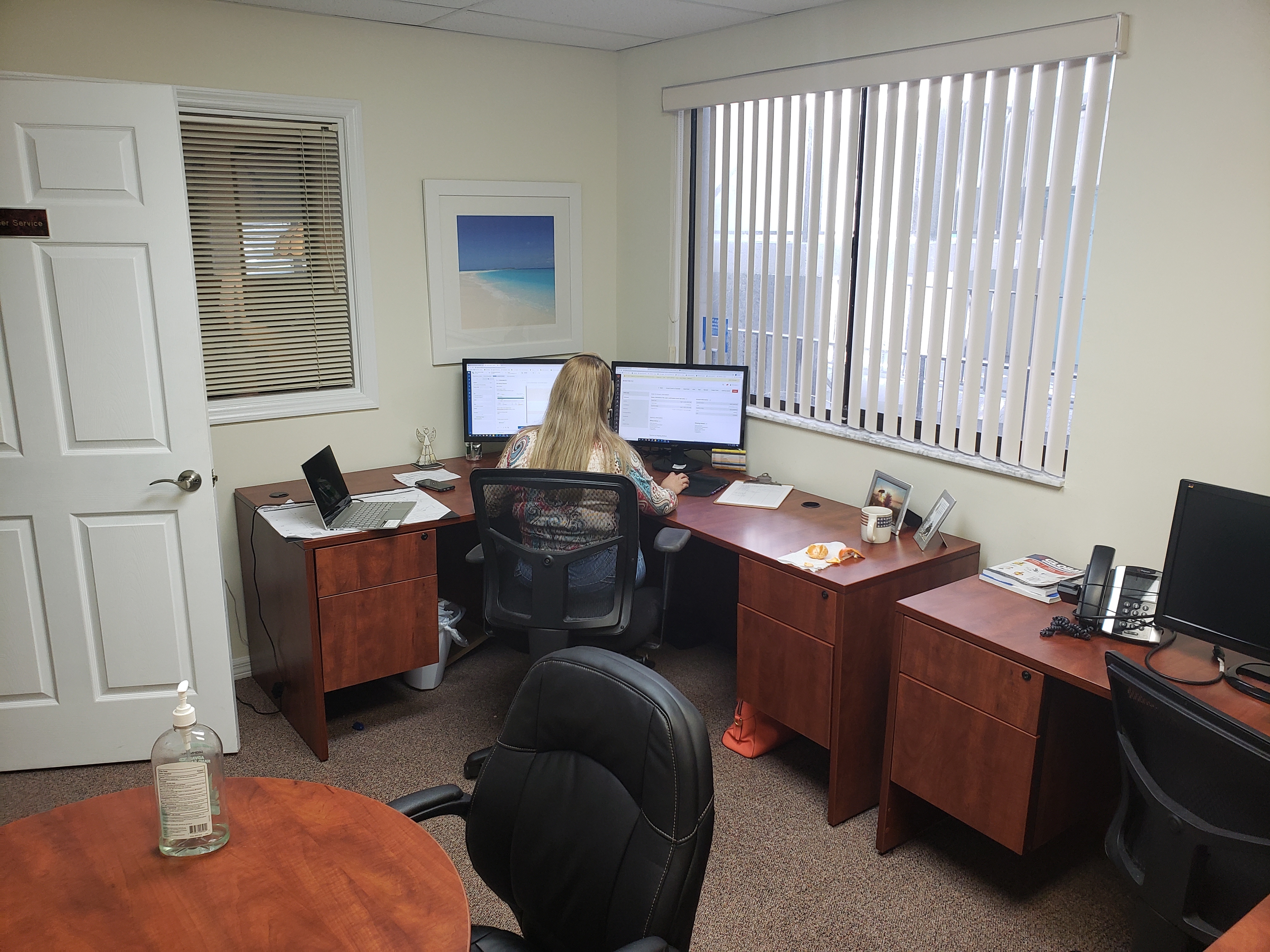 Furnished Office (2 Desks) + Conference Table (16' x 10') Furnished Office (2 Desks) + Conference Table (16' x 10')