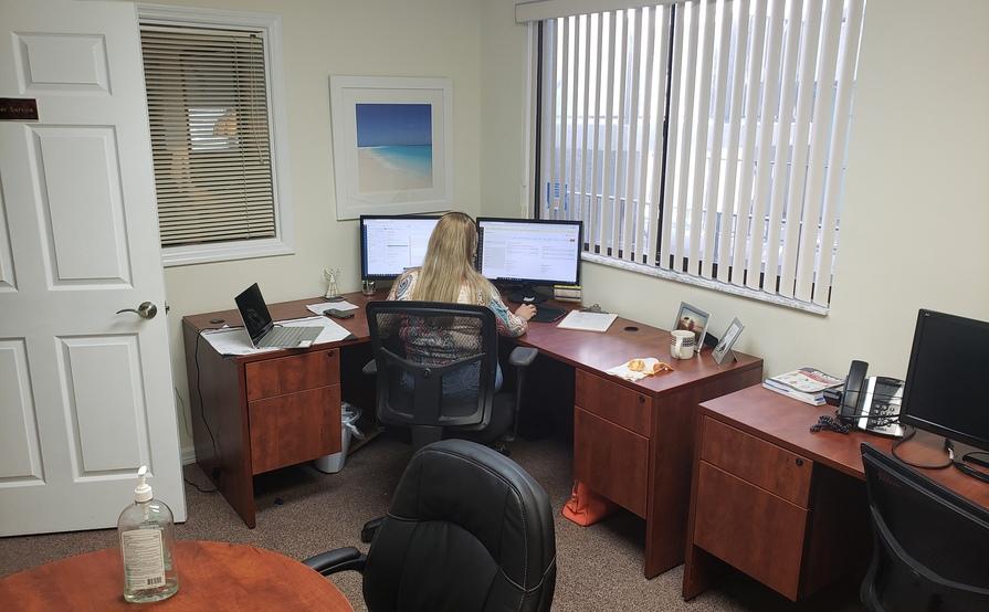 Furnished Office (2 Desks) + Conference Table (16' x 10') Furnished Office (2 Desks) + Conference Table (16' x 10')