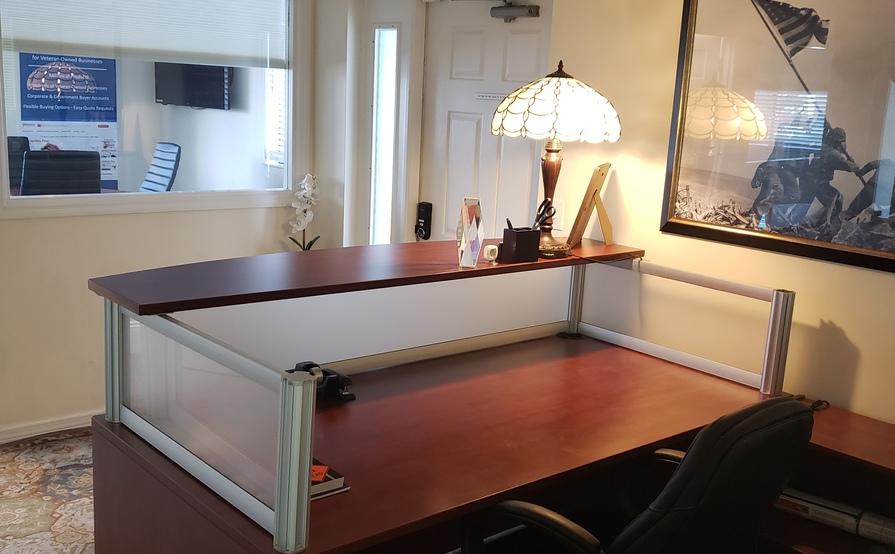 Furnished Office (2 Desks) + Conference Table (16' x 10') Furnished Office (2 Desks) + Conference Table (16' x 10')