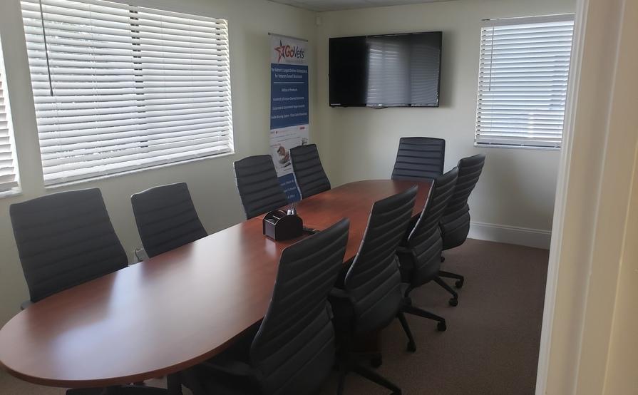 Furnished Office (2 Desks) + Conference Table (16' x 10') Furnished Office (2 Desks) + Conference Table (16' x 10')