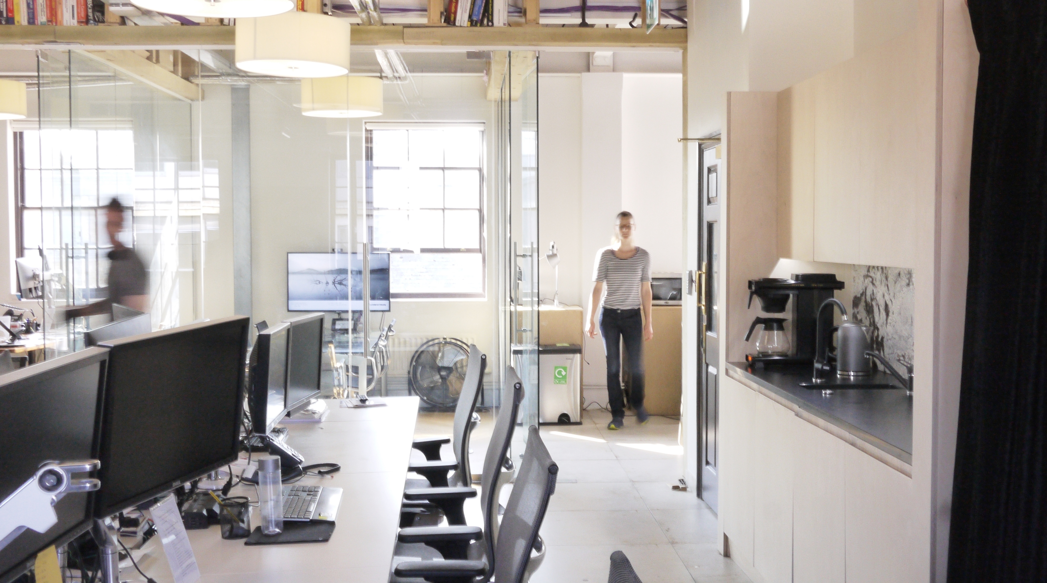 10-12 Desks on Rivington Street, South facing uninterrupted daylight, Event space/hi-tech conferencing, Vitra furnished throughout