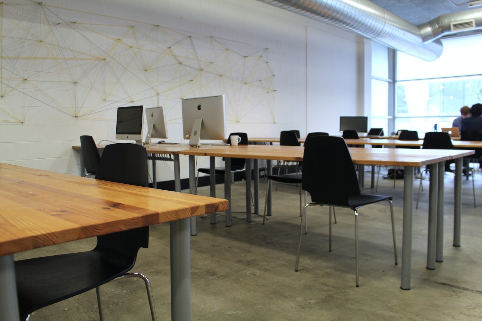 Coworking desk space at the Common Room