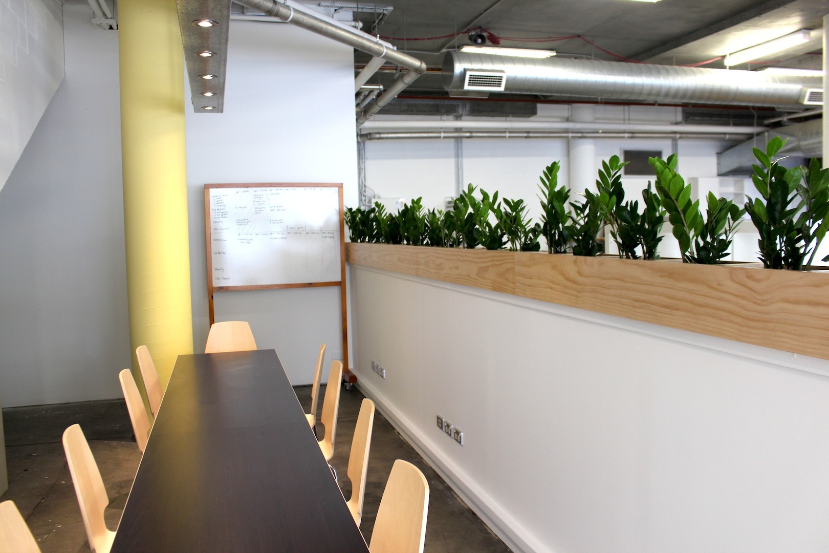 Coworking desk space at the Common Room