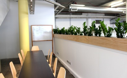 Coworking desk space at the Common Room Coworking desk space at the Common Room