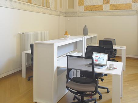 Werk zoals u dat wilt in een privékantoor voor vijf