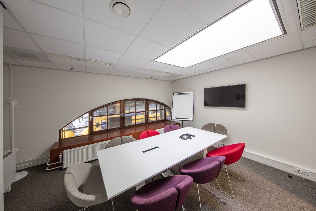 Work your way in een privékantoor voor drie