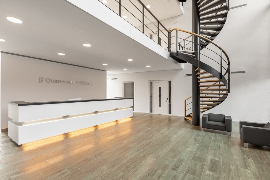 Work your way in een privékantoor voor drie