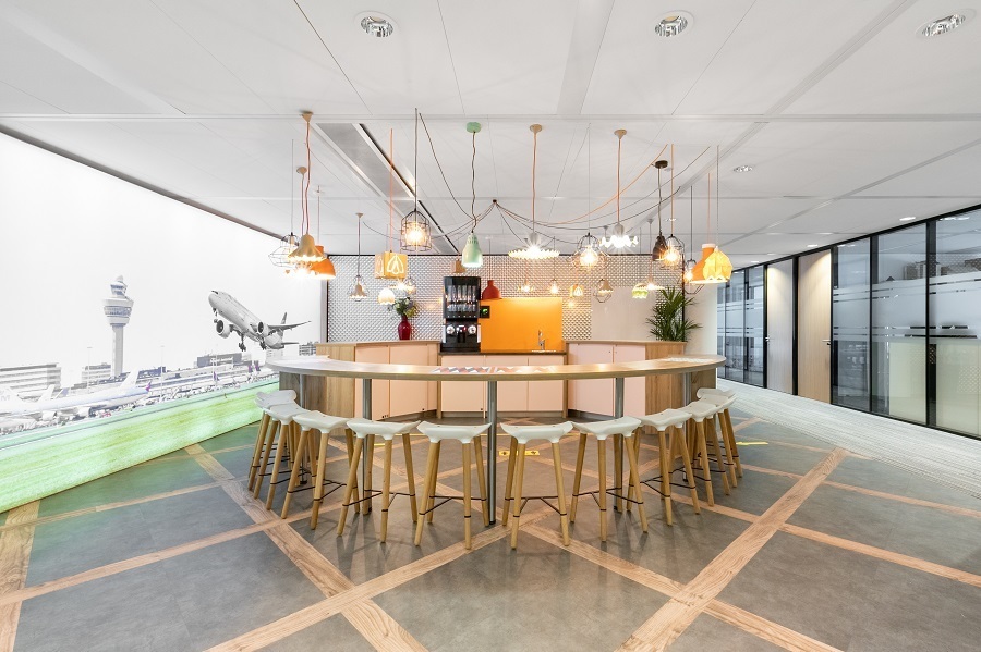 Work your way in een privékantoor voor drie