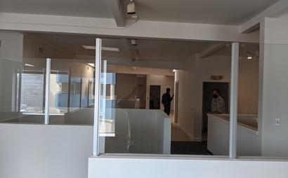 Large office desk space with Nitricity Large office desk space with Nitricity