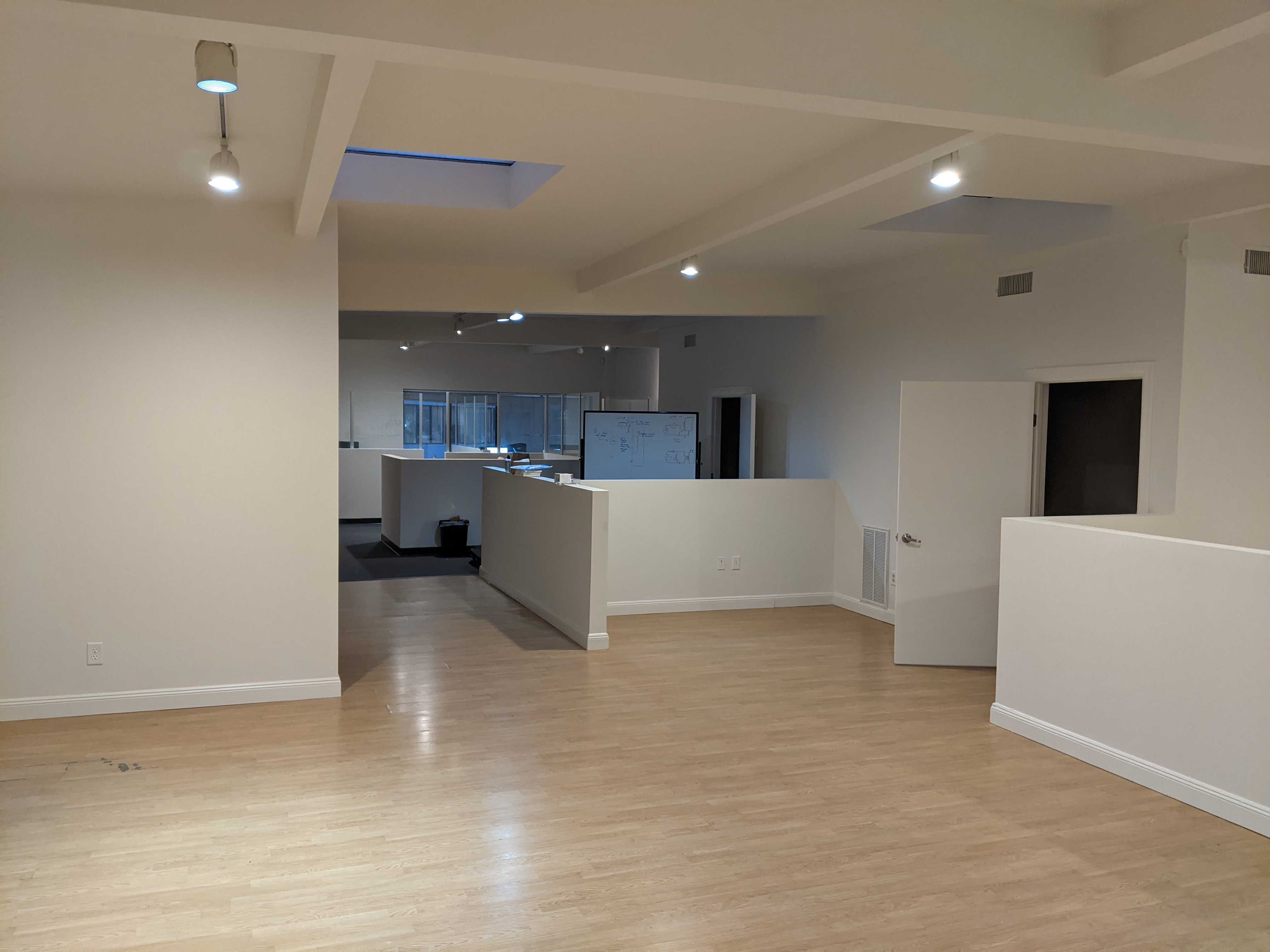 Large office desk space with Nitricity