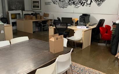 Desk at our office. Desk at our office.