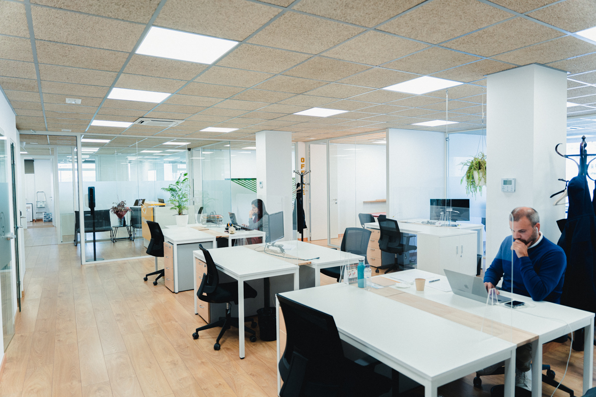 Private Desk in the Coworking Space 
