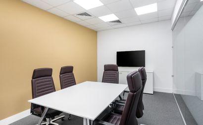 Work your way in a private office for two. Work your way in a private office for two.