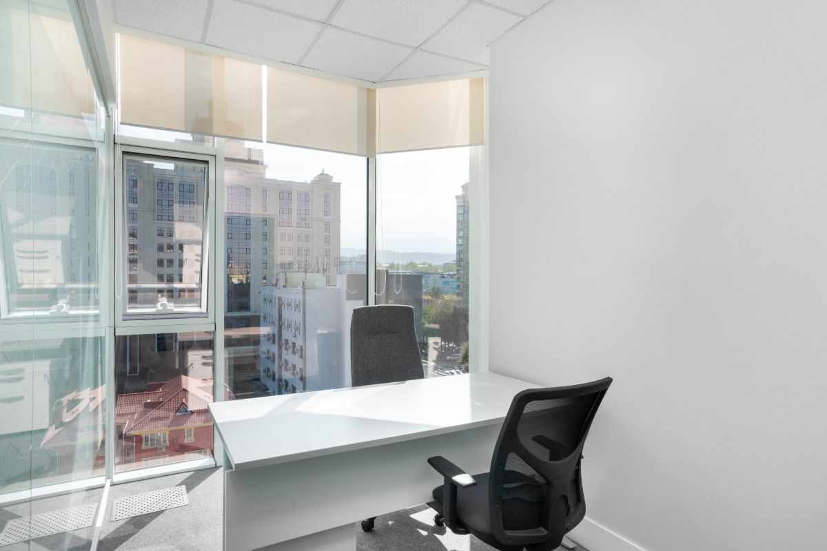 Work your way in a private office for two.