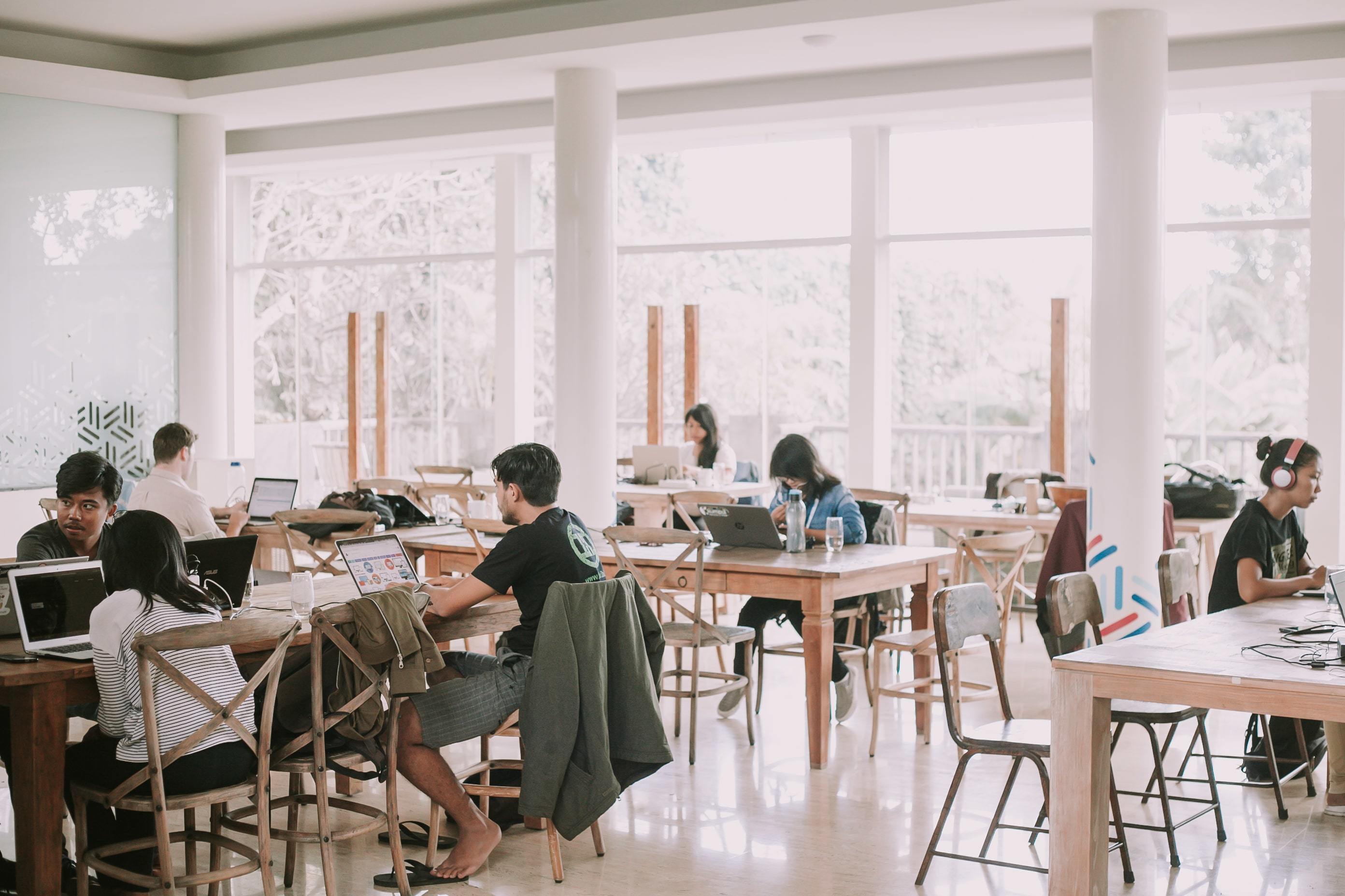 Temu Main Coworking Area