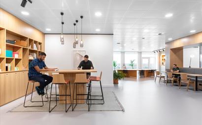 Simply walk in and get to work in professional workspace in Spaces Falls Tower