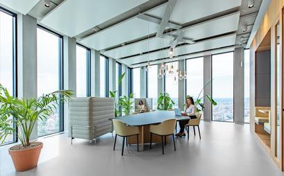 Find office space in Spaces Falls Tower for 3 persons with everything taken care of