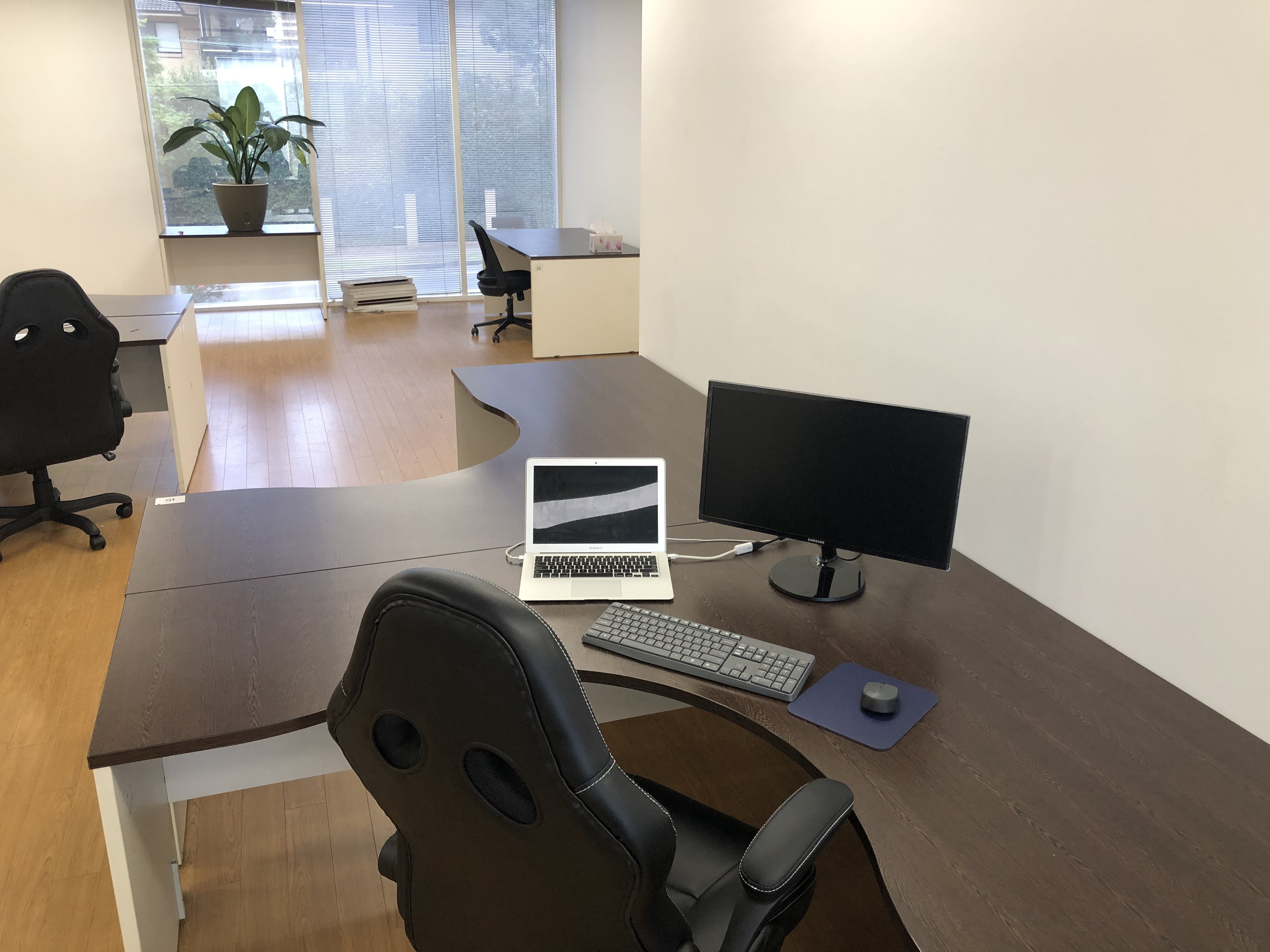 Dedicated desk in shared office