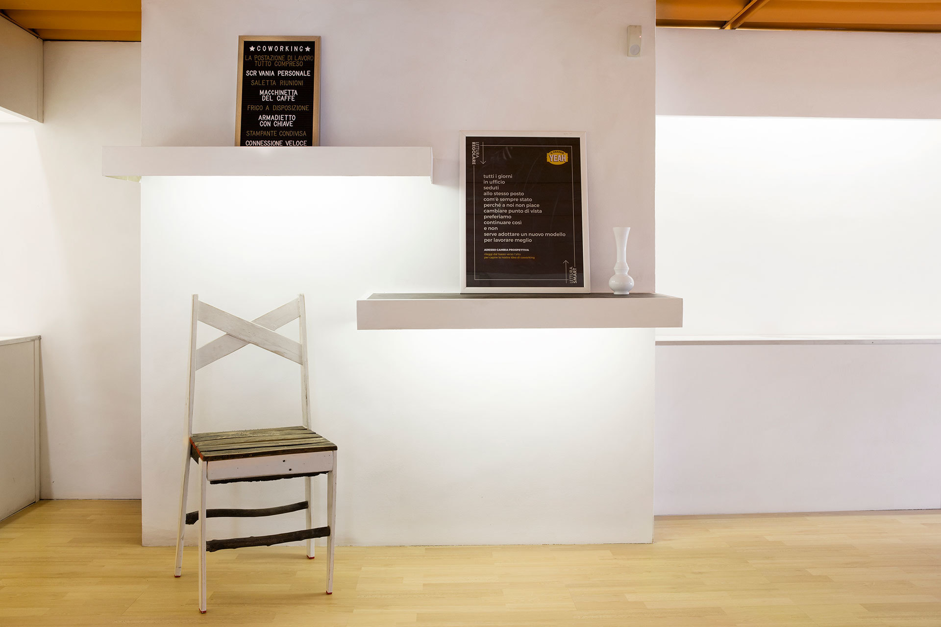 Dedicated desk in open space 