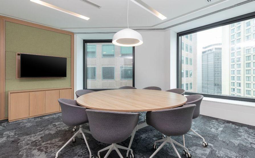 Work your way in a private office for five. Work your way in a private office for five.