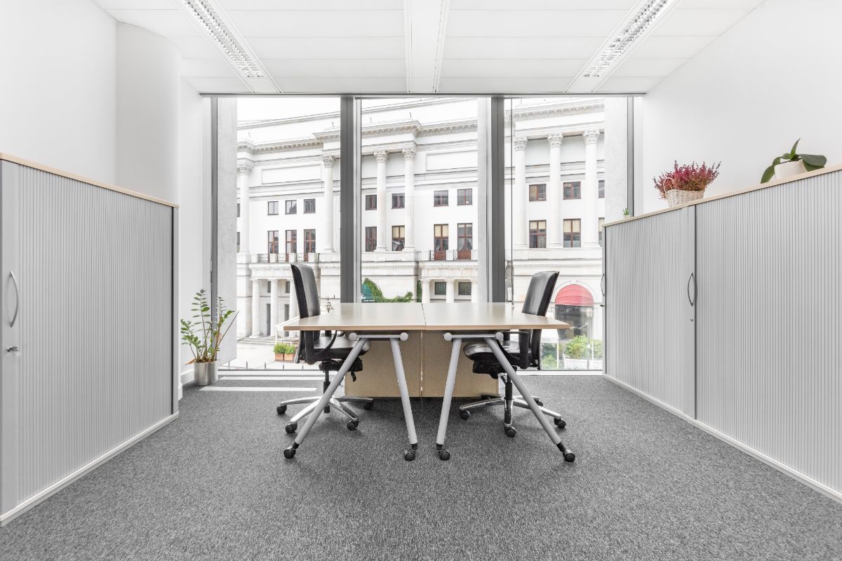Work your way in a private office for five. Work your way in a private office for five.