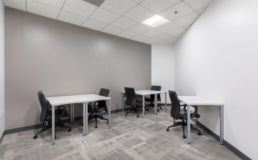 Work your way in a private office for five. Work your way in a private office for five.