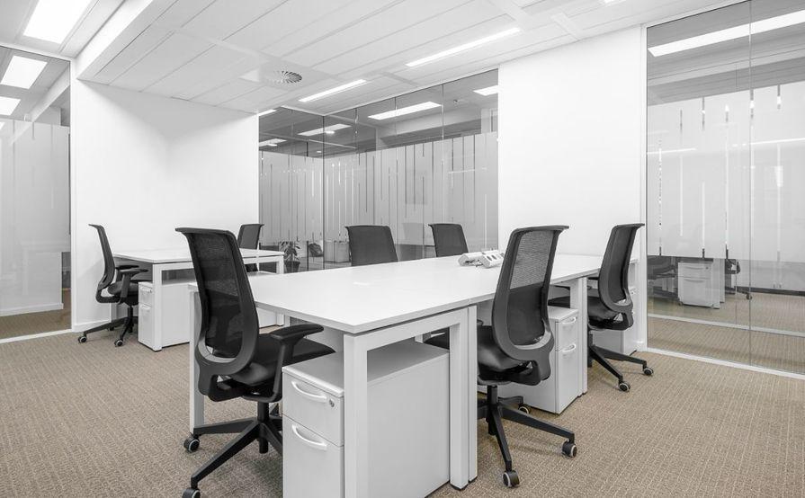 Ready-to-use office space to accommodate a growing team of up to 10. Ready-to-use office space to accommodate a growing team of up to 10.
