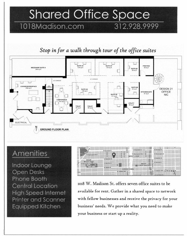 1018 Madison Shared Office Space