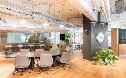 Beautifully designed open plan office space for 10 persons in Spaces Collingwood Beautifully designed open plan office space for 10 persons in Spaces Collingwood