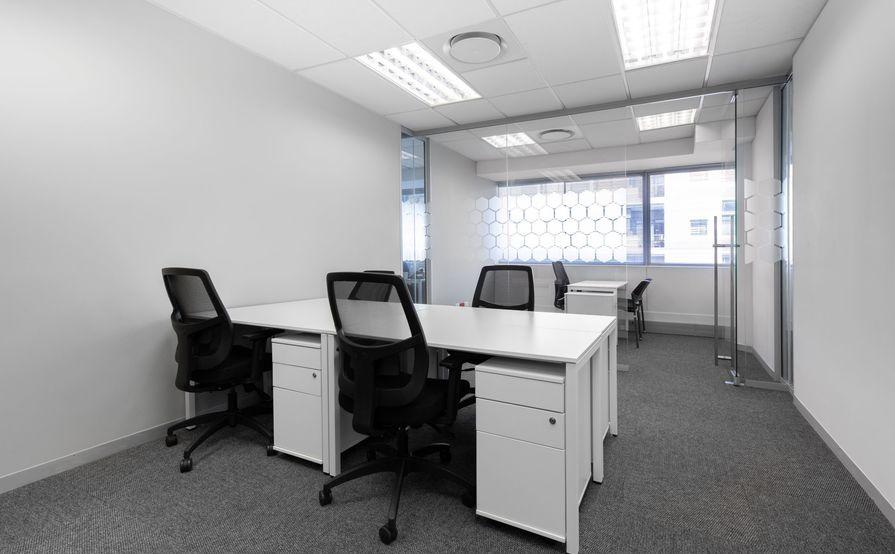 Beautifully designed office space for 3 persons in Spaces T&G Building