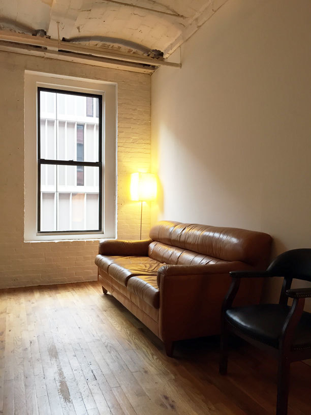 Desk in prime DUMBO building