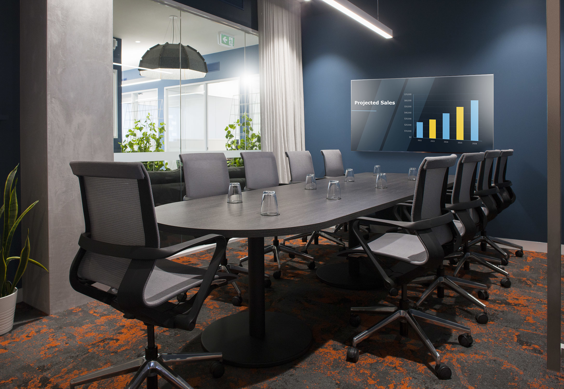 Large Meeting Room for 9 People